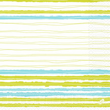 Duni Zelltuchservietten Elise Stripes 40 x 40 cm 3-lagig 1/4 Falz 250 Stück
