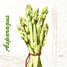 Duni Zelltuchservietten Green Asparagus 33 x 33 cm 3-lagig 1/4 Falz 50 Stück