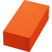 Duni Zelltuchservietten Sun Orange 40 x 40 cm 3-lagig 1/8 Buchfalz 250 Stück