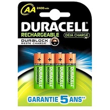 Duracell Battery Supreme Akku AA 4er 2400mAh Precharged