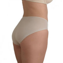 Edgies Daywear Bikinislip Unterhose Slip Lasercut slip Microfaser Unsichtbares Höschen mit Silikonabschluss Haut L (42)