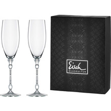 Eisch 10 Carat Sensis plus Champagnerglas 547/7 - 2 Stück im Geschenkkarton