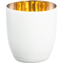 Eisch Cosmo pure white Espresso-Becher 109/6 gold-weiß