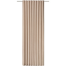 Elbersdrucke Fertigdeko mit Schlaufenband Cord beige 140 x 255 cm