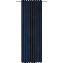 Elbersdrucke Fertigdeko mit Schlaufenband Cord petrol 140 x 255 cm
