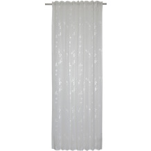 Elbersdrucke Fertigdeko mit Schlaufenband Malea weiß 255 x 135 cm