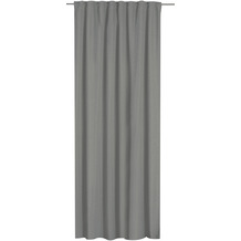 Elbersdrucke Fertigdeko mit Schlaufenband Sundown grau 140 x 255 cm
