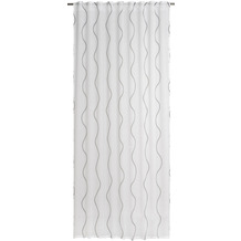 Elbersdrucke Gardine Curve grau-weiß 140 x 255 cm