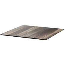 Essentials HPL Tischplatte Tropical Wood 70x70 cm