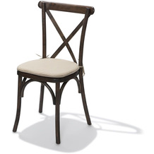 Essentials Sitzkissen Gepolstertes ecru für Crossback (bar)stuhl, 46x45x2cm (BxTxH)
