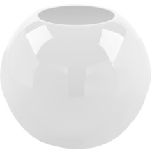 Fink Living Vase Moon - weiß - H. 13cm x B. 16cm x D. 16cm