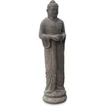 fleur ami Steinfigur Buddha stehend Schale