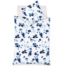 Fleuresse Bettwäsche Garnituren Provence Cassis blau-weiß 135x200 + 80x80