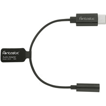 Fontastic Adapter Typ-C auf 3.5mm Audio Buchse schwarz Realtek IC