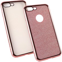 Fontastic Softcover Clear Diamond Ultrathin rosegold komp. mit Apple iPhone 7 Plus / iPhone 8 Plus