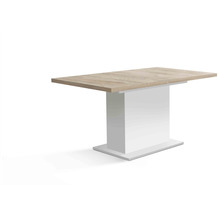 Forte Tisch ausziehbar weiß Matt (U42) / Bianco Oak (D63)