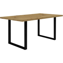 Forte Tisch nicht-ausziehbar Artisan Eiche (D78)
