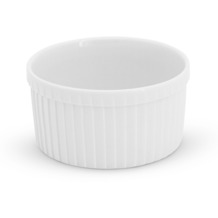 Walküre Crème Brûlée Form rund, 11cm Porzellan Weiß
