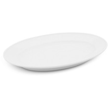 Walküre Platte oval, 23cm Buffet Weiß