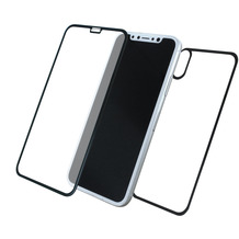 Cyoo Front & Back 5D Glas Displayschutz / Displayschutzfolie für Apple iPhone 11 Pro / XS / X Schwarz
