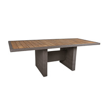Garden Pleasure Tisch BRAGA 220 cm, weidengrau mit Holztischplatte