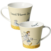 Goebel Coffee-/Tea Mug Barbara Freundlieb - I need Vitamin Sea 9,5 cm