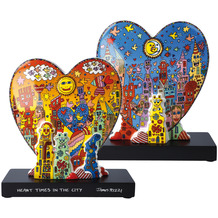 Goebel Figur James Rizzi - "Heart times in the City" 23,0 cm