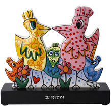 Goebel Figur James Rizzi - "Our colorful family" 16,5 cm