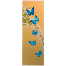 Goebel Magnettafel Joanna Charlotte - Blue Butterflies 25,0 x 75,0 cm