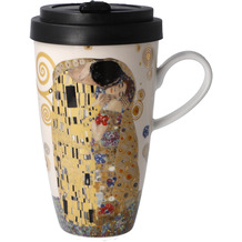 Goebel Mug To Go Gustav Klimt - "Der Kuss" 15,0 cm