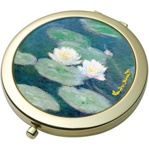 Goebel Taschenspiegel Claude Monet - Seerosen am Abend 7,5 cm