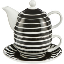 Goebel Tea for One Maja von Hohenzollern - Design Stripes 15,5 cm