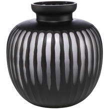 Goebel Vase Black Carved 28,0 cm