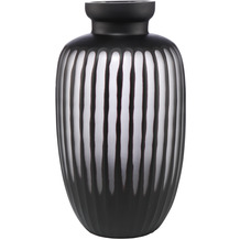 Goebel Vase Black Carved 38,0 cm