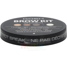 Gosh Brow Kit 3 Shades/Wax/Applicator & Brush 8,96 gr