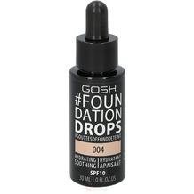 Gosh Foundation Drops SPF10 #Natural 004 30 ml