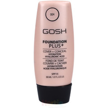 Gosh Foundation Plus+ SPF15 #004 Natural 30 ml