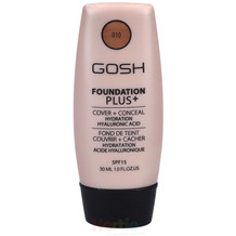 Gosh Foundation Plus+ SPF15 Tan 30 ml