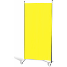 Grasekamp Stellwand 85 x 180 cm - Gelb - Paravent  Raumteiler Trennwand Sichtschutz Gelb