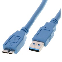 Helos USB 3.0 Kabel Stecker A auf Micro B, 1,0 m