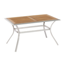 Hertie Garten Siena Tisch 140x 80 cm, Tischplatte aus Akazienholz