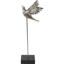 Holländer Figur TORDO GRANDE Aluminium silber - Holz schwarz