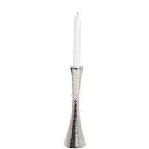 Holländer Kerzenleuchter STEFANO MITTEL Aluminium vernickelt silber