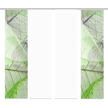 Home Wohnideen BLATTARI 4ER SET SCHIEBEWAND DIGIDRUCK grün 245x60 cm