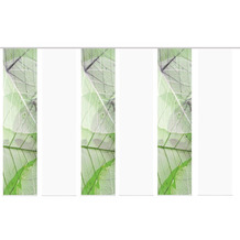 Home Wohnideen BLATTARI 6er SET SCHIEBEWAND DIGIDRUCK grün 245x60 cm