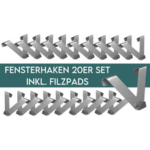 Home Wohnideen Easy Fix Haken (20 Haken) Metall 10 cm