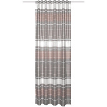 Home Wohnideen Fertigdeko mit Querstreifen Und Effektgaren mit Kombiband Anouk Rose 160x140 cm
