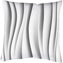 Home Wohnideen Kissenhülle Samt Digitaldruck "wello" Grau 40 x 40 cm