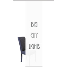 Home Wohnideen Schiebevorhang Dekostoff Digitaldruck Big City Lights Schwarz-weiss 245 x 60 cm