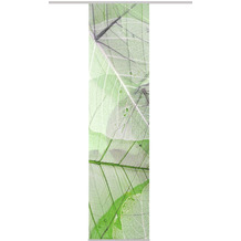 Home Wohnideen Schiebevorhang Dekostoff Digitaldruck Blattari Grün 245 x 60 cm